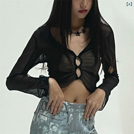 レディース ファッション オシャレ カワイイ 女性用 シンプル 大人カワイイ アメリカン Vネック ブレスト メッシュ シャツ 春 ダンス トップ レディース ファッション オシャレ カワイイ 女性用 シンプル 大人カワイイ アメリカン Vネック ブレスト メッシュ シャツ 春 ダンス トップ