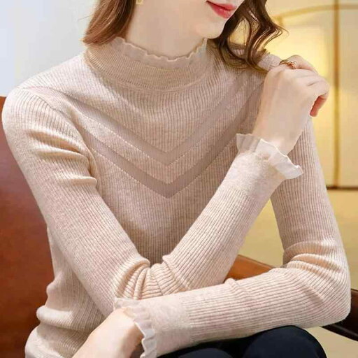 春 コーデ レディース ファッション オシャレ アイテム カワイイ シンプル きれいめ ナチュラル 上品カジュアル 女性用 婦人服 ハーフ タートルネック レイヤリング シャツ 秋 アウターウェア スリムフィット メッシュ ニット セーター トップス 春 コーデ レディース ファッション オシャレ アイテム カワイイ シンプル きれいめ ナチュラル 上品カジュアル 女性用 婦人服 ハーフ タートルネック レイヤリング シャツ 秋 アウターウェア スリムフィット メッシュ ニット セーター トップス