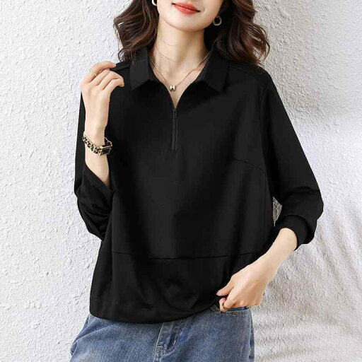 春 コーデ レディース ファッション オシャレ カワイイ シンプル きれいめ ナチュラル 上品カジュアル 婦人服 シンプル 無地 長袖 ポロシャツ 立体 ゆったり トップス 春 コーデ レディース ファッション オシャレ カワイイ シンプル きれいめ ナチュラル 上品カジュアル 婦人服 シンプル 無地 長袖 ポロシャツ 立体 ゆったり トップス