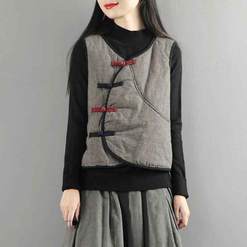 春 コーデ レディース ファッション オシャレ カワイイ シンプル きれいめ ナチュラル 上品カジュアル 婦人服 キルティング エスニック ベスト アウターウェア チェック柄 コットンリネン ジャケット 大きいサイズ 防寒 ボトムトップ