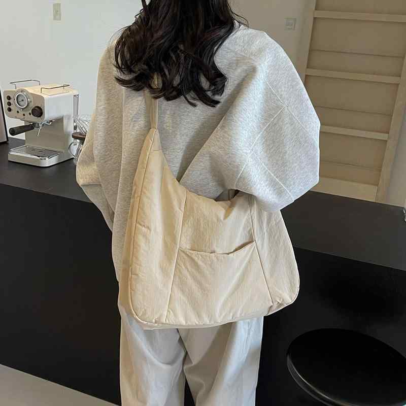 レディース 鞄 カバン バック ファッション オシャレ アイテム 小物 大容量 プリーツ クロスボディ バッグ シンプル ショルダー バッグ 通勤 カジュアル トート バッグ