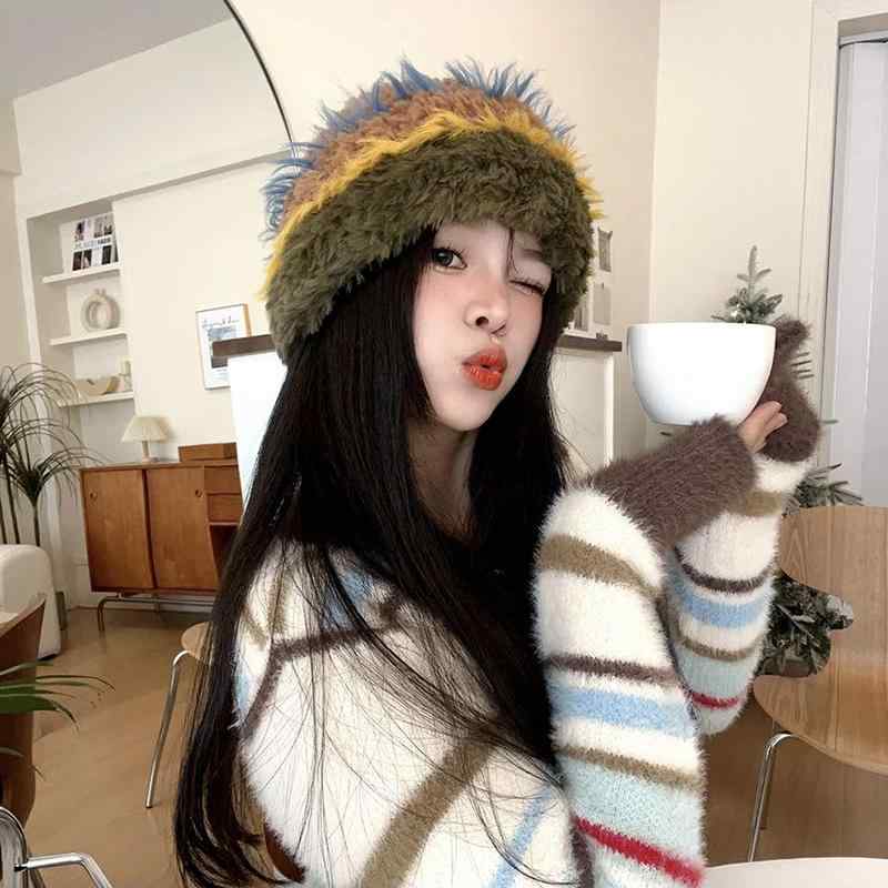 Rakuten - 春 コーデ オシャレ 小物 アイテム レディース ダブルステッチ　バケットハット　女性用　耳保護　バケットハット　ウール