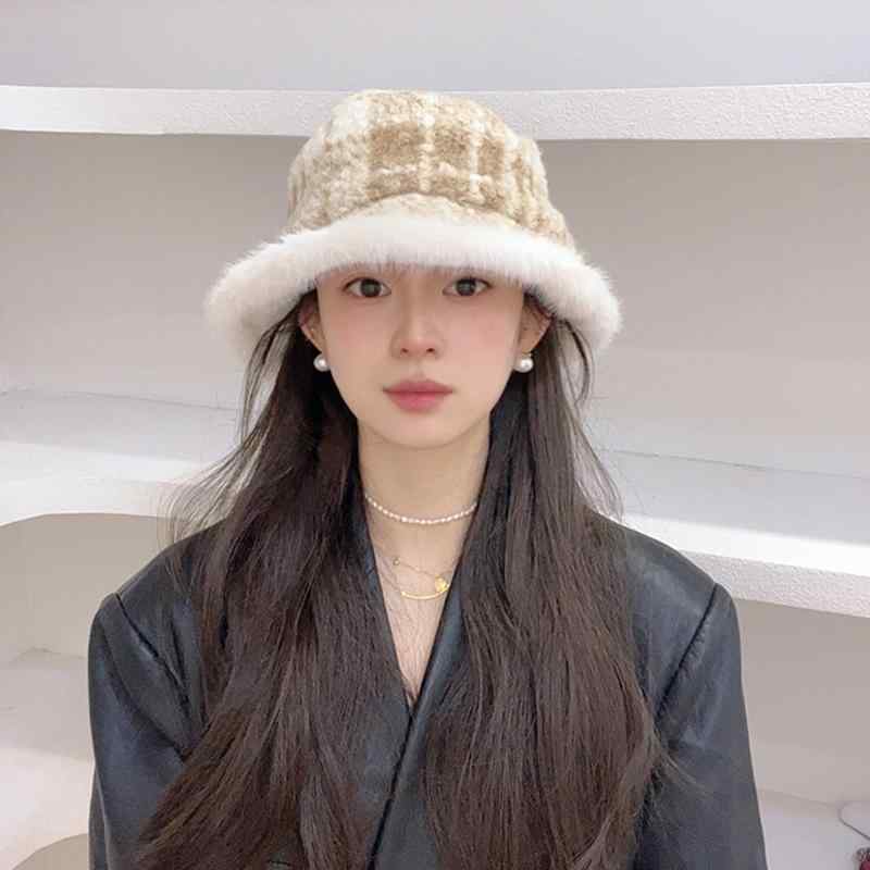 春 コーデ オシャレ 小物 アイテム レディース ラム　フィッシャーマンハット　バケットハット　　耳保護