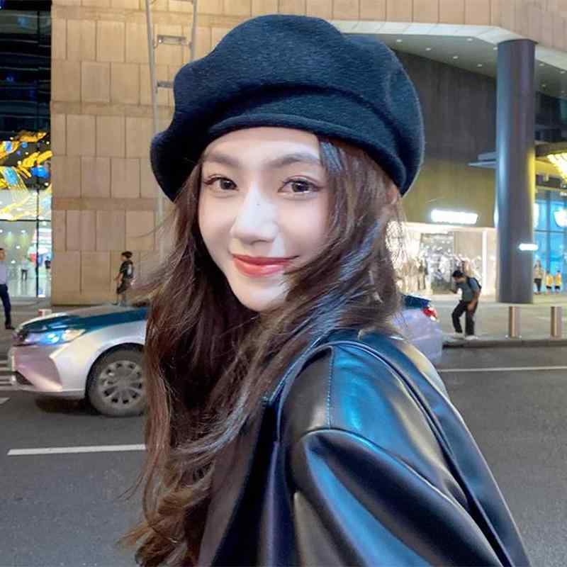 春 コーデ オシャレ 小物 アイテム レディース ウール　ベレー帽　女性用　　ニット帽　キャップ　ペインター　ハット　レトロ