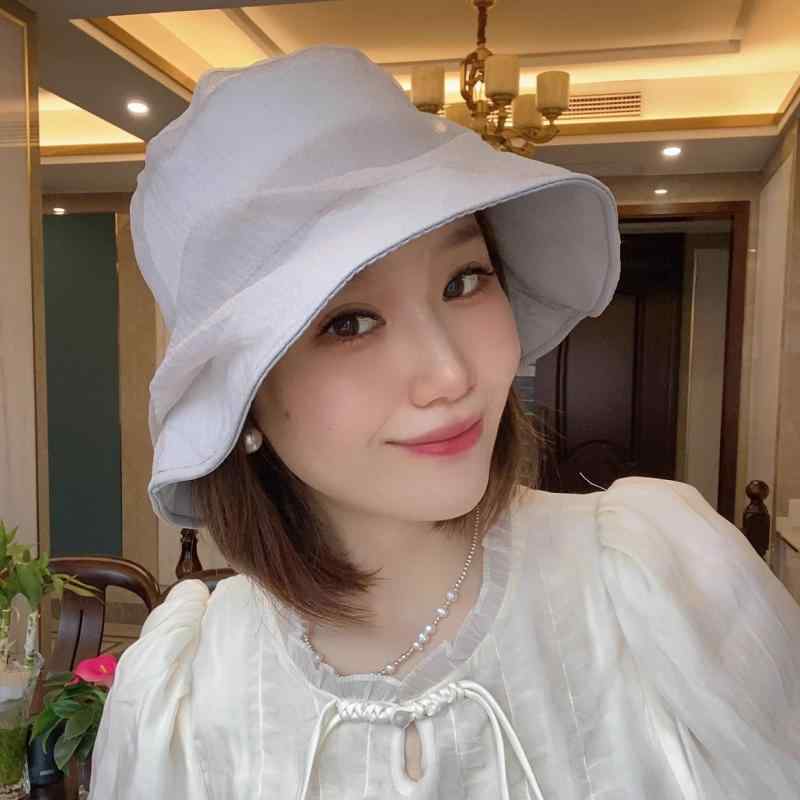 春 コーデ オシャレ 小物 アイテム レディース プリーツ クラウド フィッシャーマンハット バケットハット 夏 サンハット アウトドア スタイリッシュ