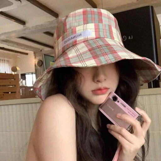春 コーデ オシャレ 小物 アイテム レディース チェック柄 フィッシャーマンハット バケットハット 女性用 夏 つば広 サンハット 春 コーデ オシャレ 小物 アイテム レディース チェック柄 フィッシャーマンハット バケットハット 女性用 夏 つば広 サンハット