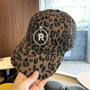 春 コーデ オシャレ 小物 アイテム レディース 女性用 ヒョウ柄 野球帽 ベースボール キャップ ラインストーン 文字 カーブ つば有り 帽子 キャップ アウトドア 通気性 キャップ