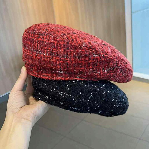 春 コーデ オシャレ 小物 アイテム レディース 秋冬 女性用 赤 ベレー帽 レトロ 春 コーデ オシャレ 小物 アイテム レディース 秋冬 女性用 赤 ベレー帽 レトロ