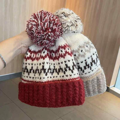 春 コーデ オシャレ 小物 アイテム レディース 女性用 ウール カラフル ボール ニット帽 キャップ クリスマス 春 コーデ オシャレ 小物 アイテム レディース 女性用 ウール カラフル ボール ニット帽 キャップ クリスマス