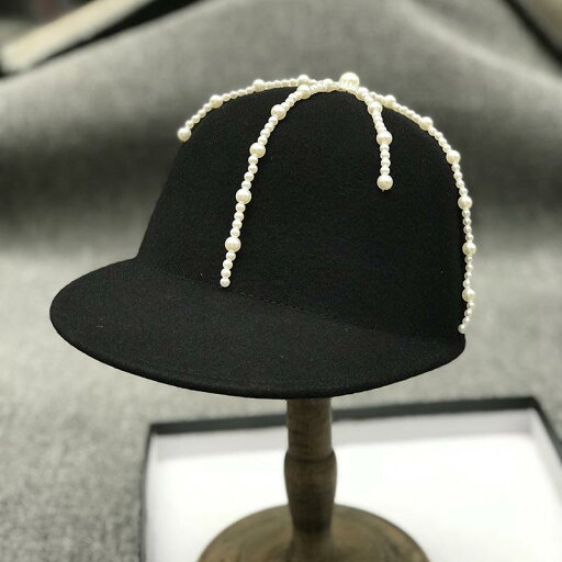 春 コーデ オシャレ 小物 アイテム レディース 女性用 パール ウール トップハット レトロ 野球帽 ベースボール キャップ エレガント 乗馬 ハット 春 コーデ オシャレ 小物 アイテム レディース 女性用 パール ウール トップハット レトロ 野球帽 ベースボール キャップ エレガント 乗馬 ハット