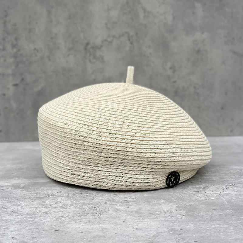 春 コーデ オシャレ 小物 アイテム レディース 夏 エレガント 文字 ベレー帽 レトロ カジュアル