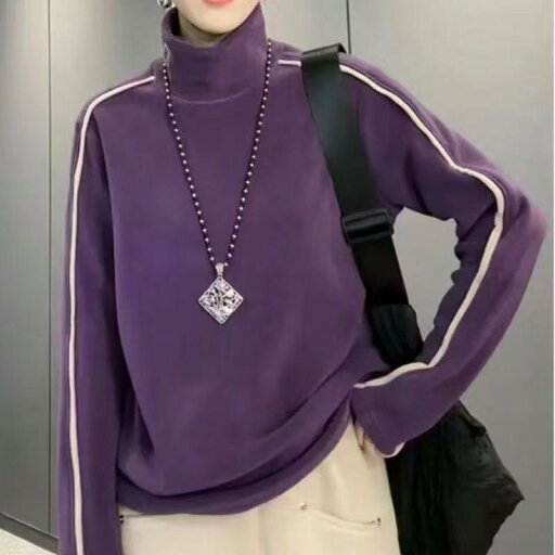 春 コーデ レディース ファッション オシャレ カワイイ シンプル きれいめ ナチュラル 上品カジュアル 婦人服 ベルベット 長袖 スウェットシャツ レイヤリング シャツ ハイネック ゆったり 防寒 春 コーデ レディース ファッション オシャレ カワイイ シンプル きれいめ ナチュラル 上品カジュアル 婦人服 ベルベット 長袖 スウェットシャツ レイヤリング シャツ ハイネック ゆったり 防寒