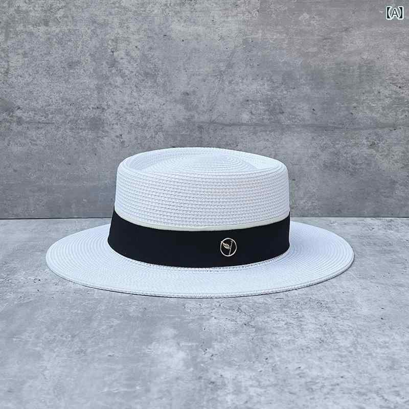 夏 コーデ オシャレ アイテム メンズ レディース ライト ハイエンド いわら 凹面 ハット ファッション サン 帽子 海辺 バカンス バケーション 日焼け防止 麦わら