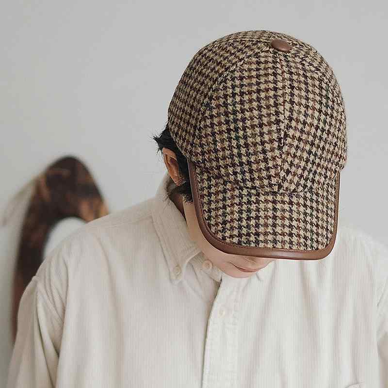 春 コーデ オシャレ 小物 アイテム レディース サタデー　ツイード　ウール　ブラウン　千鳥格子　シー..