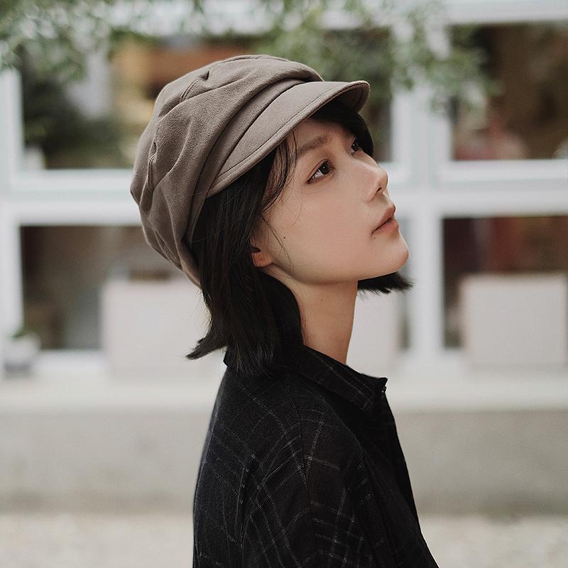 春 コーデ オシャレ 小物 アイテム レディース カジュアル　スエード　立体　プリーツ　ダックビル　キャップ