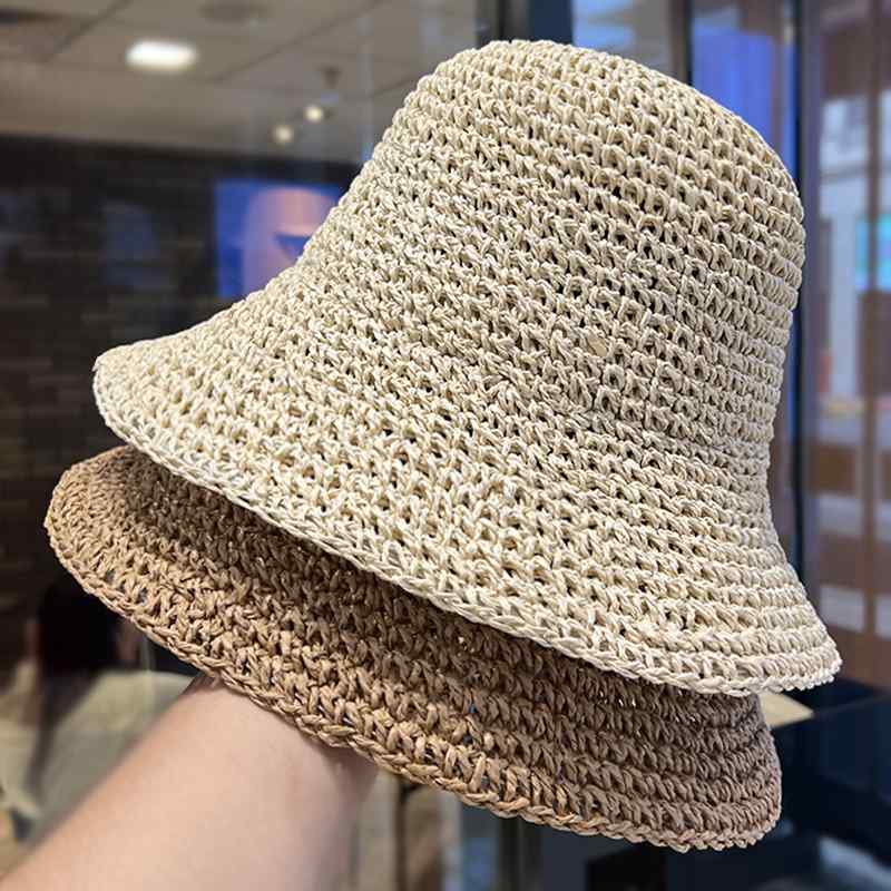 Other - 春 コーデ オシャレ 小物 アイテム レディース つば広　麦わら帽子　通気性　フィッシャーマンハット　バケットハット