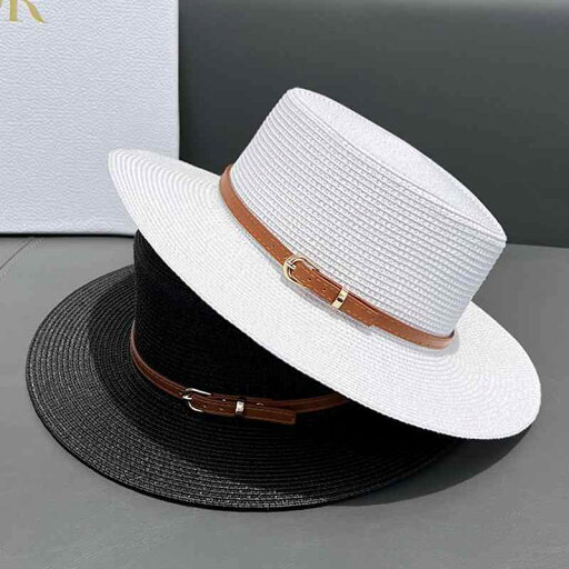 春 コーデ オシャレ 小物 アイテム レディース つば広 フラットトップ ハット 夏 フレンチ レトロ シンプル ビーチ サンハット 春 コーデ オシャレ 小物 アイテム レディース つば広 フラットトップ ハット 夏 フレンチ レトロ シンプル ビーチ サンハット