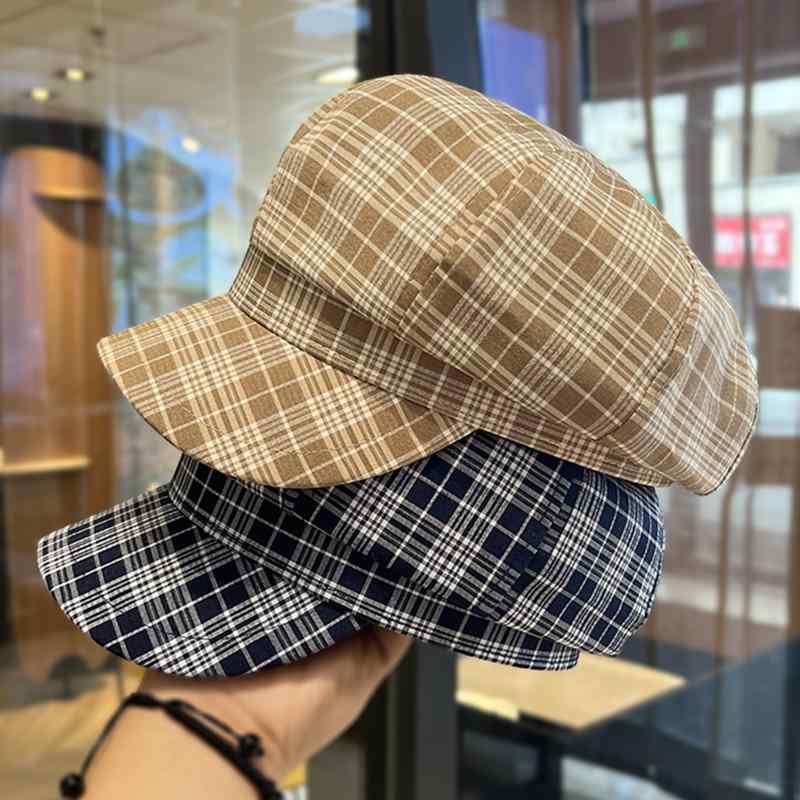 春 コーデ オシャレ 小物 アイテム レディース 女性用 レトロ チェック柄 八角形 春 ネットワーク