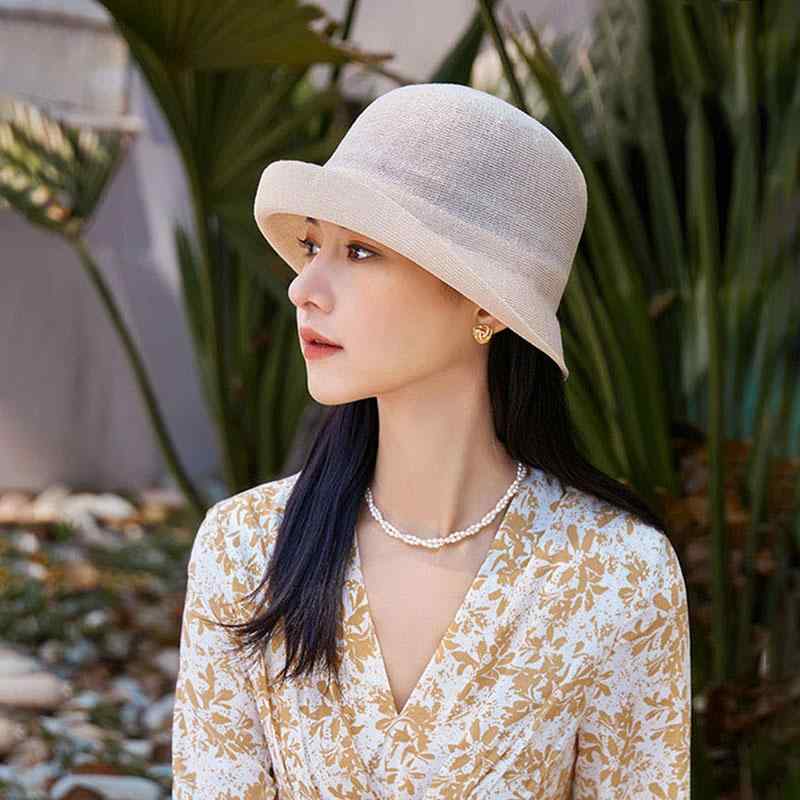 春 コーデ オシャレ 小物 アイテム レディース 夏　軽　通気性　フィッシャーマンハット　バケットハット