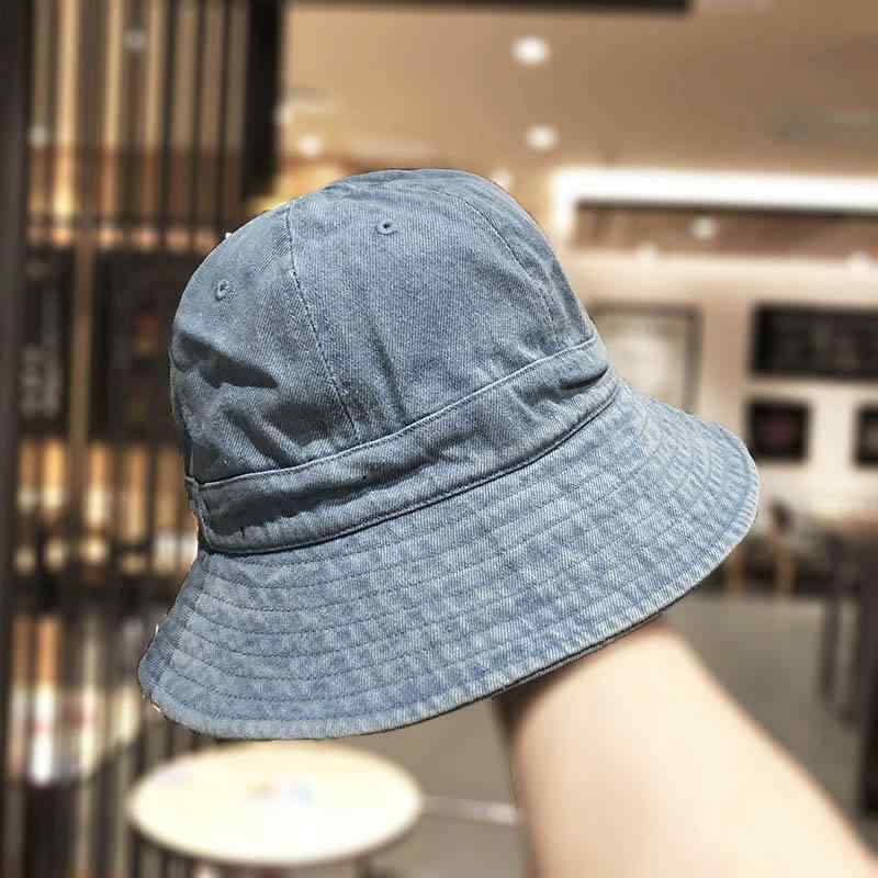 春 コーデ オシャレ 小物 アイテム レディース デニム　フィッシャーマンハット　バケットハット　夏　アウトドア　ドーム