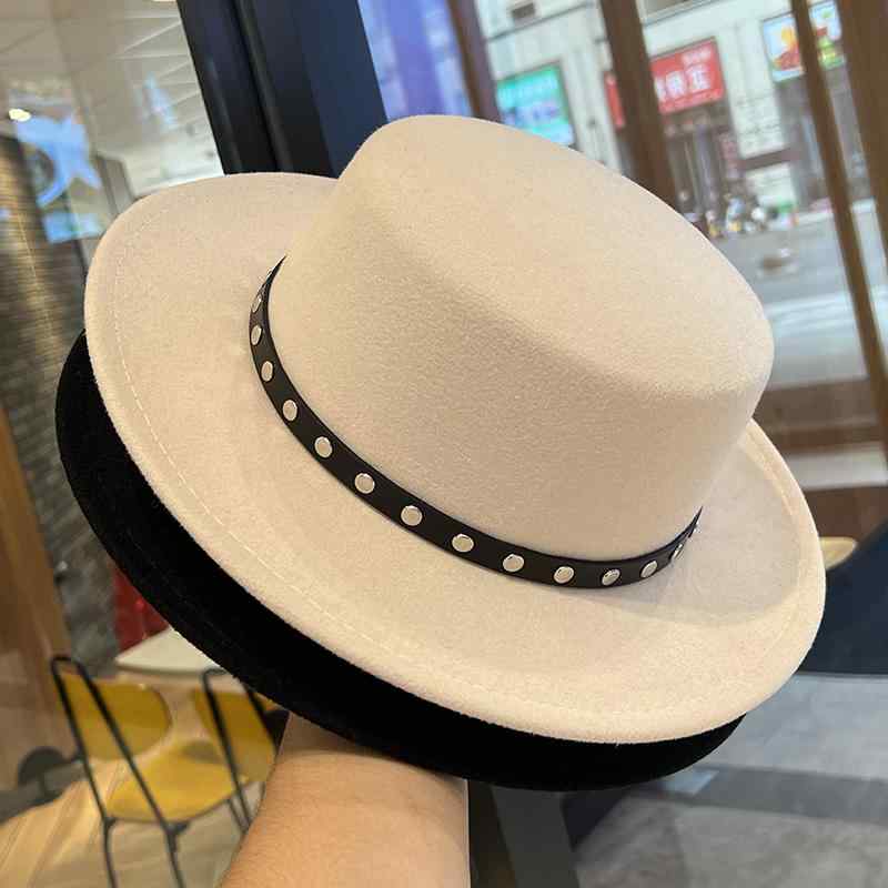 春 コーデ オシャレ 小物 アイテム レディース レトロ　フラットトップ　ハット　エレガント　ウール　ハット
