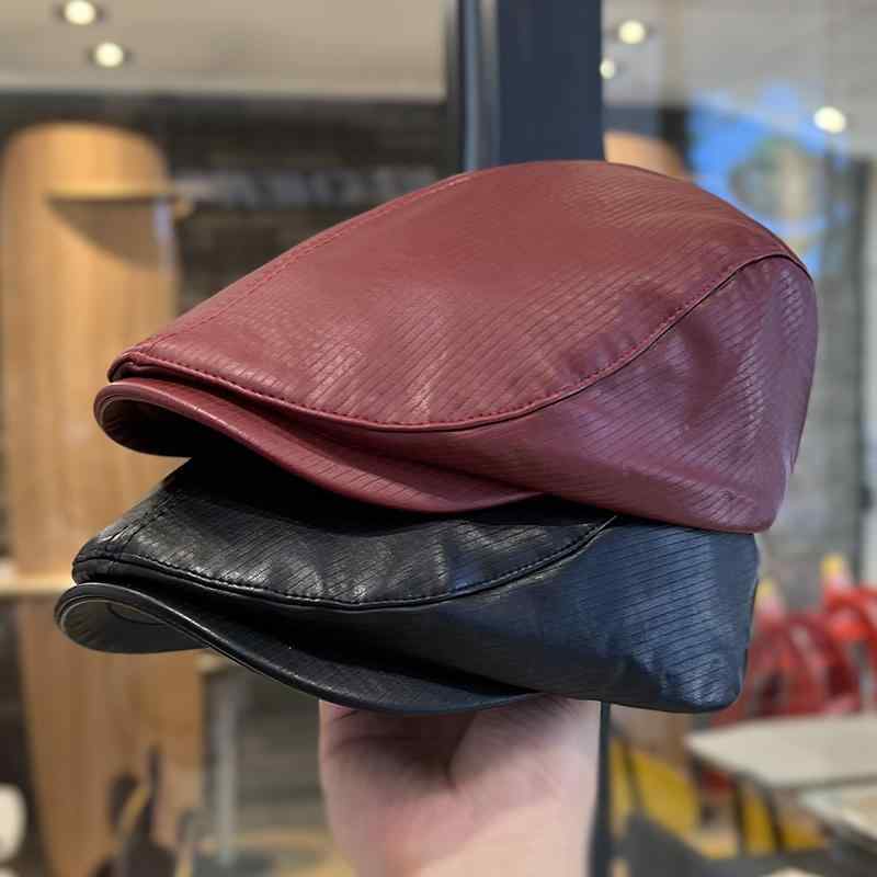 春 コーデ オシャレ 小物 アイテム レディース 秋　PU　リバース　ウェア　シンプル　フォワード　ハット