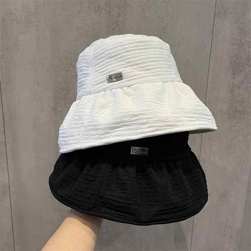 春 コーデ オシャレ 小物 アイテム レディース プリーツ　春　女性用　フィッシャーマンハット　バケットハット　アウトドア　日除け