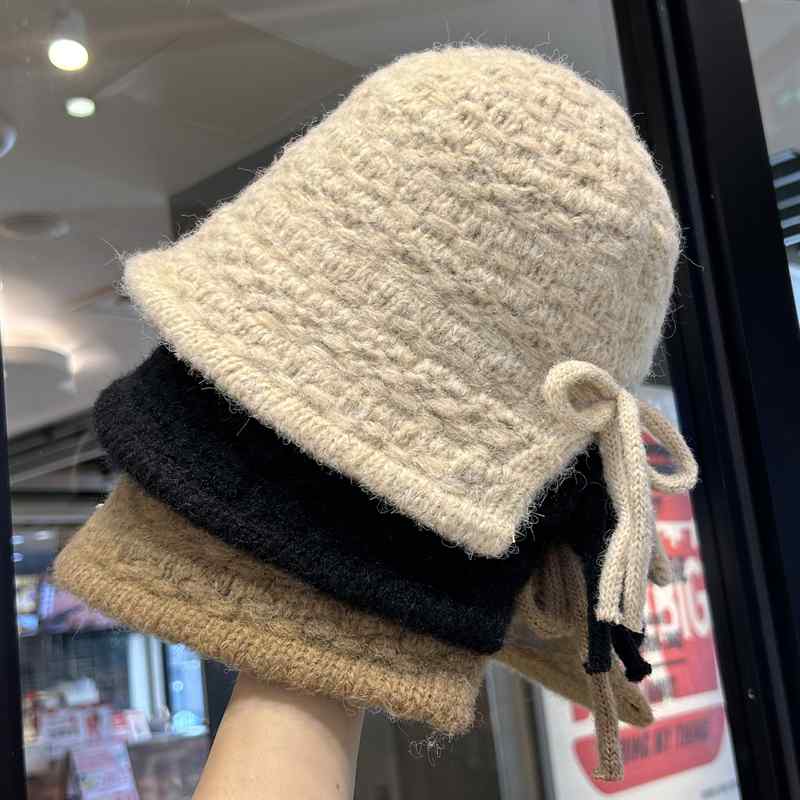 春 コーデ オシャレ 小物 アイテム レディース ニット帽　キャップ　フィッシャーマンハット　バケットハット　女性用　秋　耳保護　ウール