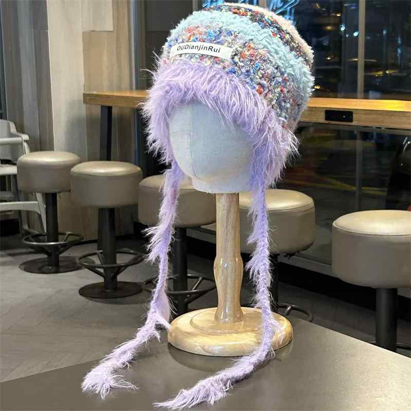 春 コーデ オシャレ 小物 アイテム レディース カラフル　イヤーマフ　女性用　秋　ウール