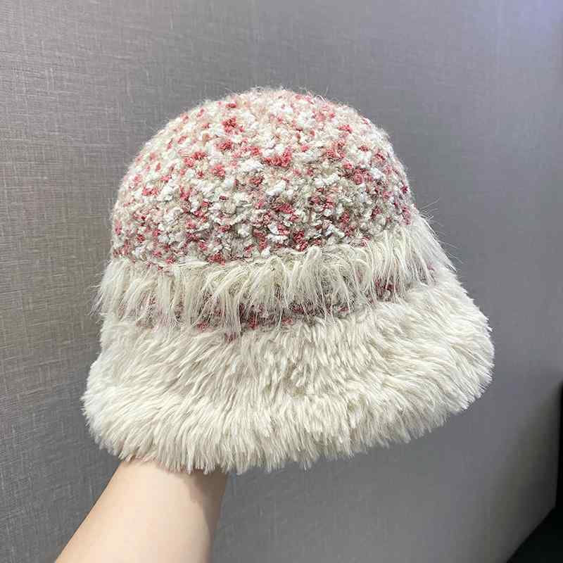 春 コーデ オシャレ 小物 アイテム レディース 　ファー　フィッシャーマンハット　バケットハット　女性用　カラーマッチング　アウトドア　旅行用