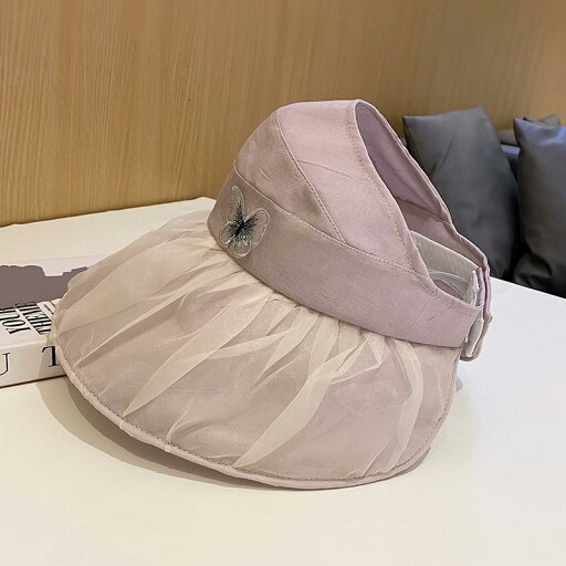 春 コーデ オシャレ 小物 アイテム レディース 立体 蝶 つば広 ハット 女性用 エレガント サンバイザー 春 コーデ オシャレ 小物 アイテム レディース 立体 蝶 つば広 ハット 女性用 エレガント サンバイザー