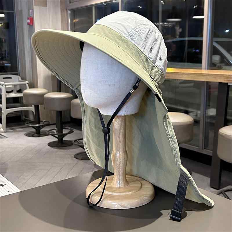 春 コーデ オシャレ 小物 アイテム レディース つば広　ネック　サンハット　サンシェード　ショール　フィッシャーマンハット　バケットハット　アウトドア　登山　釣り　キャンプ用