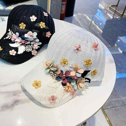 春 コーデ オシャレ 小物 アイテム レディース 夏 野球帽 ベースボール キャップ フラワー サンシェード 通気性 カジュアル キャップ ニット帽 キャップ 女性用 春 コーデ オシャレ 小物 アイテム レディース 夏 野球帽 ベースボール キャップ フラワー サンシェード 通気性 カジュアル キャップ ニット帽 キャップ 女性用