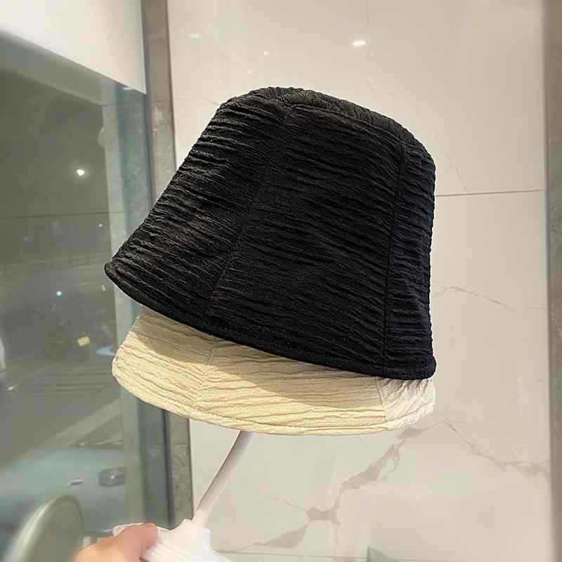春 コーデ オシャレ 小物 アイテム レディース フィッシャーマンハット　バケットハット　夏　プリーツ　カバー