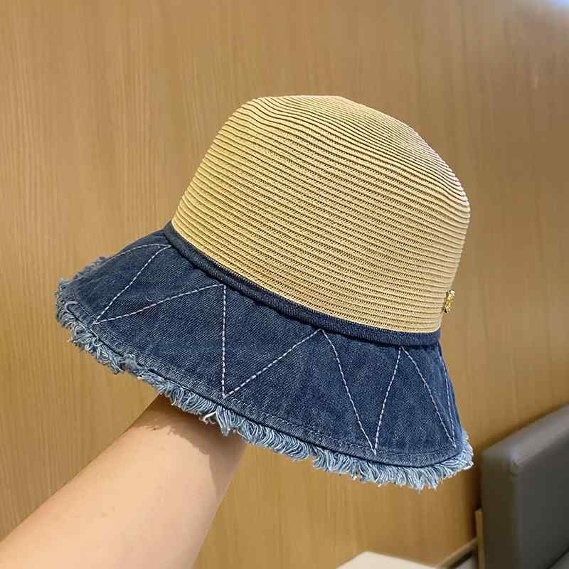 春 コーデ オシャレ 小物 アイテム レディース 夏　デニム　バケットハット　アウトドア　通気性　バケットハット