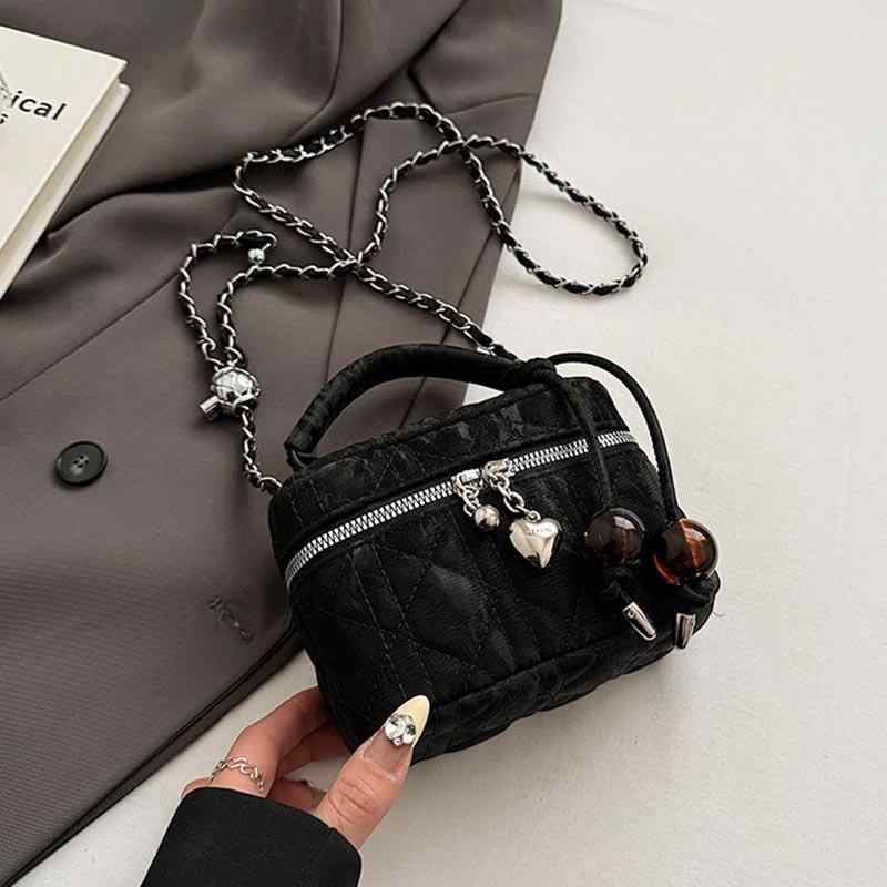 レディース 鞄 カバン バック ファッション オシャレ アイテム 小物 夏 バッグ 菱形 チェーン ボックスバッグ ハンドバッグ