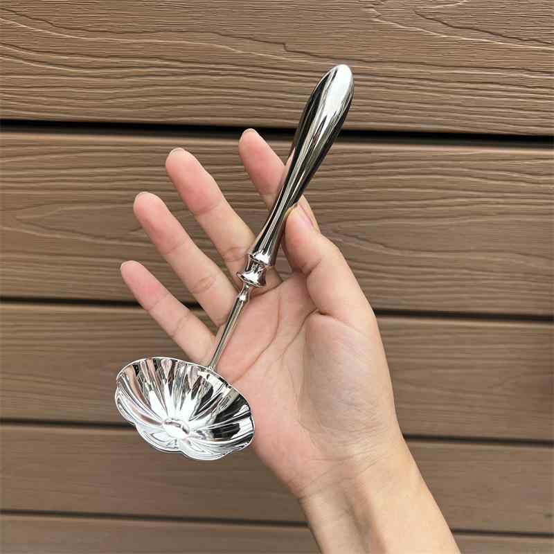 調理器具 セット 単品 男性スメ ステンレス ドリンク スプーン 厚手 柄 卓上 分割 サービング ポリッジ