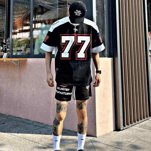 メンズ ファッション 服 用 オシャレ シンプル 大人 かっこいい 大きいサイズ ストリート 紳士服 アメリカン 半袖 Tシャツ レトロ スポーツ ストリート カジュアル ラグビー ユニフォーム バスケットボール ヒップホップ ジャージ メンズ ファッション 服 用 オシャレ シンプル 大人 かっこいい 大きいサイズ ストリート 紳士服 アメリカン 半袖 Tシャツ レトロ スポーツ ストリート カジュアル ラグビー ユニフォーム バスケットボール ヒップホップ ジャージ