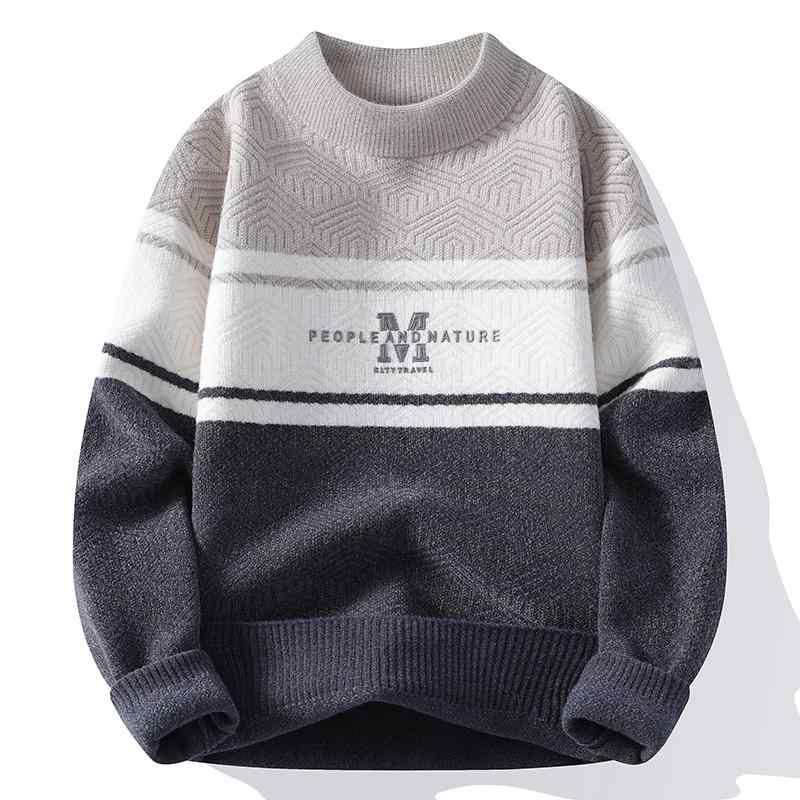メンズ ファッション 服 用 オシャレ シンプル 大人 かっこいい 大きいサイズ ストリート 紳士服 セーター 韓国スタイル 厚手 フリース 暖かい シャツ トップス 快適 プルオーバー