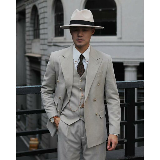 メンズ ファッション 服 用 オシャレ シンプル 大人 かっこいい 大きいサイズ ストリート 紳士服 レトロ ダブルブレスト スリム スーツ イタリアン エレガント アプリコット ウール スリーピース スーツ メンズ ファッション 服 用 オシャレ シンプル 大人 かっこいい 大きいサイズ ストリート 紳士服 レトロ ダブルブレスト スリム スーツ イタリアン エレガント アプリコット ウール スリーピース スーツ