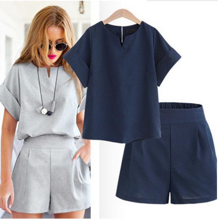 Tシャツ ショートパン セット レディース 夏 コーデ かわいい フィット 大きいサイズ トップス パンツ ルームウェア リゾート カジュアル コットン混紡 ビーチウェア