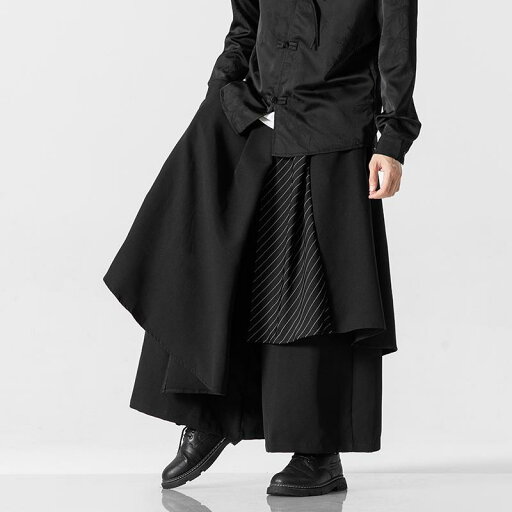 アジアンテイスト 衣装 メンズ ファッション 服 用 オシャレ シンプル 大人 かっこいい 大きいサイズ ストリート 紳士服 ダーク イレギュラー カジュアル パンツ キュロット ワイド アジアンテイスト 衣装 メンズ ファッション 服 用 オシャレ シンプル 大人 かっこいい 大きいサイズ ストリート 紳士服 ダーク イレギュラー カジュアル パンツ キュロット ワイド