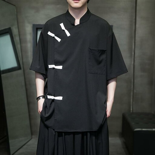 アジアンテイスト 衣装 メンズ ファッション 服 用 オシャレ シンプル 大人 かっこいい 大きいサイズ ストリート 紳士服 半袖 シャツ ボタン アップ スーツ チュニック ハイエンド 夏 ハーフスリーブ アジアンテイスト 衣装 メンズ ファッション 服 用 オシャレ シンプル 大人 かっこいい 大きいサイズ ストリート 紳士服 半袖 シャツ ボタン アップ スーツ チュニック ハイエンド 夏 ハーフスリーブ