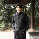 アジアンテイスト 衣装 メンズ ファッション 服 用 オシャレ シンプル 大人 かっこいい 大きいサイズ ストリート 紳士服 ダーク シーン 長袖 シャツ プレート ボタン スーツ カジュアル チュニック