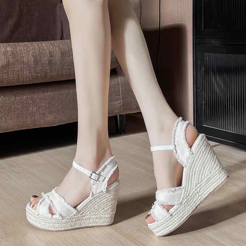 レディース シューズ 靴 ブーツ パンプス サンダル オシャレ 小物 アイテム EUサイズ表記 ウェッジ ヒール バック ハイヒール サンダル 女性用 オープントゥ 防水 靴 ファッション