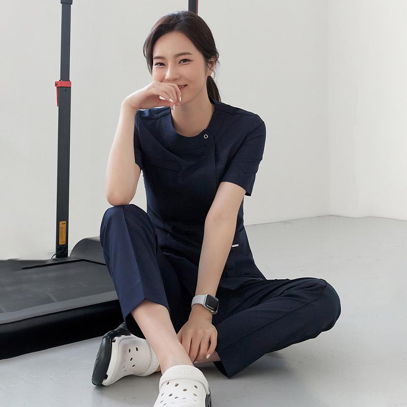 レディース ファッション 業務 ユニフォーム 制服 コスプレ衣装 スリム ドクター 男女兼 美容 整形 病院 服 病院