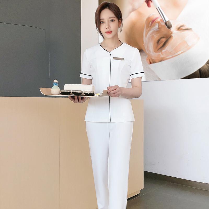 レディース ファッション 業務 ユニフォーム 制服 コスプレ衣装 韓国スタイル 美容室 美容部員 ケア ペディキュア タトゥー アーティスト ネイリスト クラブ 服
