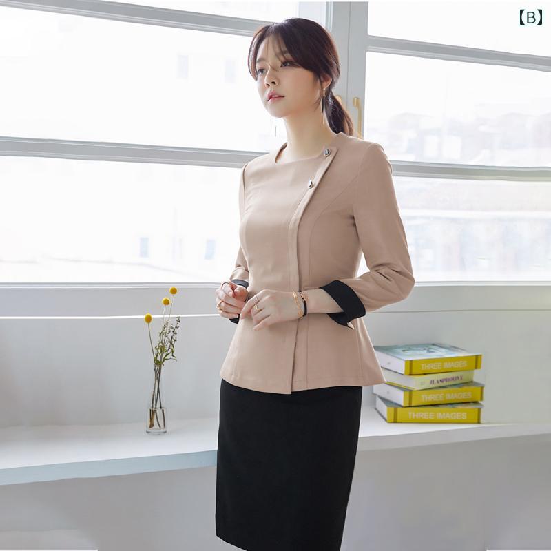 レディース ファッション 業務 ユニフォーム 制服 コスプレ衣装 韓国スタイル スーツ 整形 外科 フロント コンサルタント 制服 美容院 マネージャー 美容部員 ハイエンド