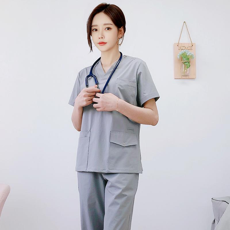 Rakuten - レディース ファッション 業務 ユニフォーム 制服 コスプレ衣装 韓国スタイル ナース 服 歯科 センター 看護 整形 外科 美容 セット