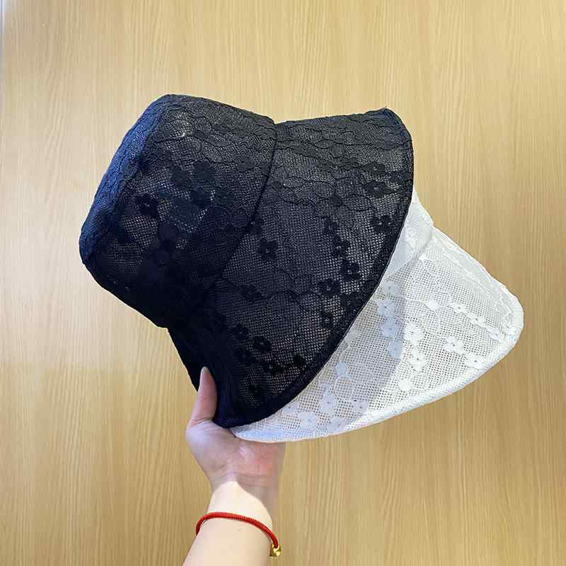 春 コーデ オシャレ 小物 アイテム レディース レース　フラワー　フィッシャーマンハット　バケットハット　夏　通気性